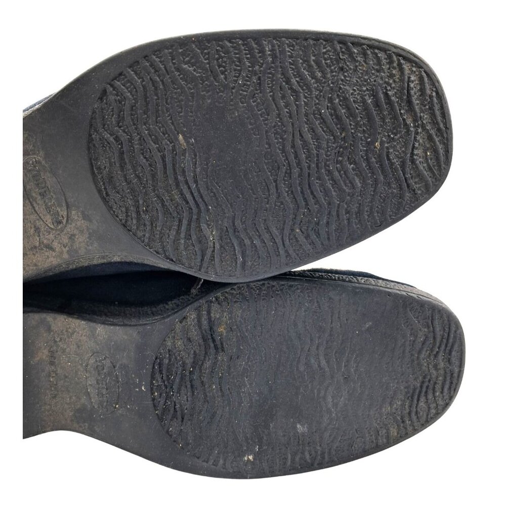 VIntage Yodelers Boots Womens Size 9 Apres Snow Winter Blue Suede Fleece Faux Fu - Picture 6 of 16